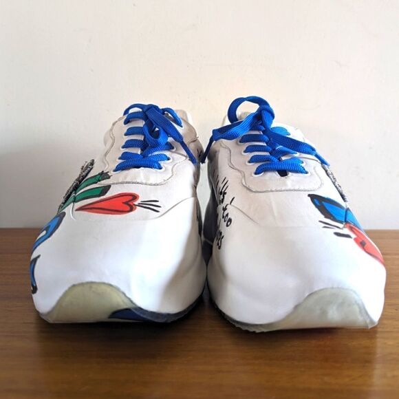 Camuzares Love Whimsical Athleisure Playful Statement Graphic Sneakers 11 EUC - Picture 4 of 12